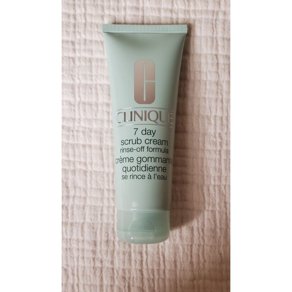 Clinique 7 Day Scrub Cream Rinse-Off Formula 3.4oz Full Size